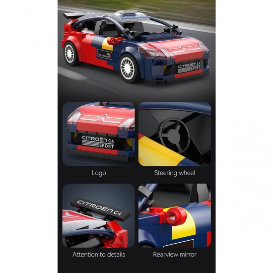 CaDA-2008-Citroen-C4-WRC-1:24-Bricks (402872)