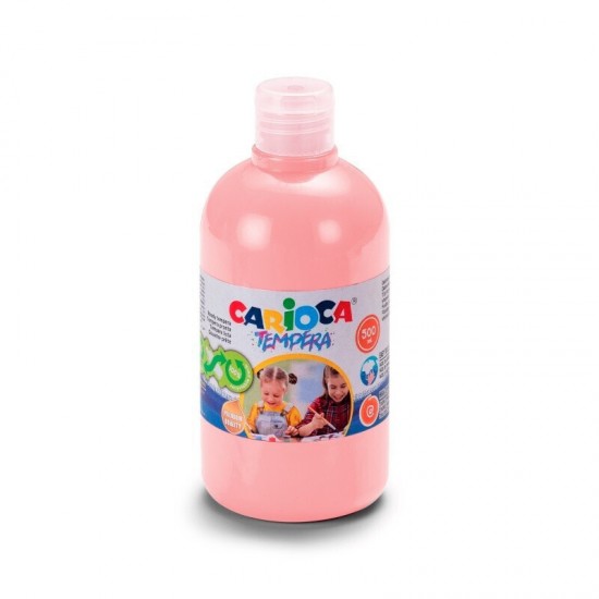 Carioca Τέμπερα Ζωγραφικής Salmon Pink σε Μπουκάλι 500ml (1034042708)