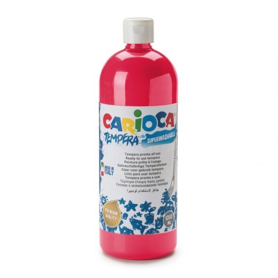 Carioca Τέμπερα Ζωγραφικής Magenta σε Μπουκάλι 1000ml (1034043004)