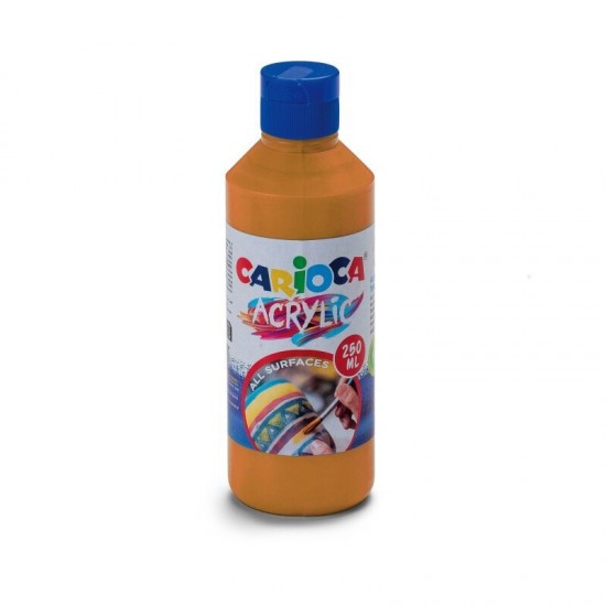 Carioca Ακρυλικό Χρώμα Ζωγραφικής Gold 250ml (1034043119)