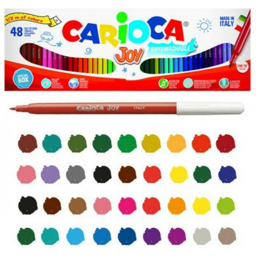 Carioca Μαρκαδόροι Super Joy Σετ 1/2 Meter 50 τεμάχια (10341018) Carioca Μαρκαδόροι Super Joy Σετ 1/2 Meter 50 τεμάχια (10341018)