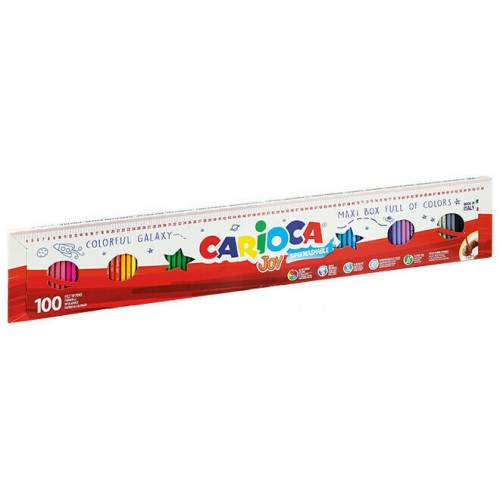 Carioca Μαρκαδόροι Super Joy Σετ Meter 100 τεμάχια (36 Χρώματα) (10341019)