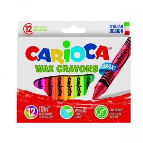 Carioca Jumbo Σετ Κηρομπογιές 12τμχ (10342369) Carioca Jumbo Σετ Κηρομπογιές 12τμχ (10342369)