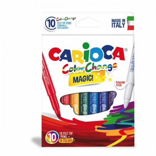 Carioca Magic Color Change Μαγικοί Μαρκαδόροι 10 Χρώματα (10342737) Carioca Magic Color Change Μαγικοί Μαρκαδόροι 10 Χρώματα (10342737)