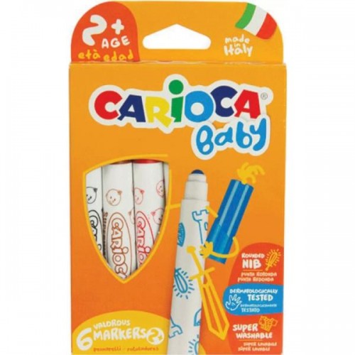 Carioca Μαρκαδόροι Ζωγραφικής Baby Jumbo 6 Τεμ. (10342813) Carioca Μαρκαδόροι Ζωγραφικής Baby Jumbo 6 Τεμ. (10342813)