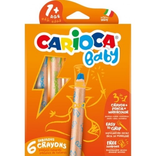 Carioca Ξυλομπογιες Teddy Baby 1 Cariocis 6Χρωματα (10342817) Carioca Ξυλομπογιες Teddy Baby 1 Cariocis 6Χρωματα (10342817)