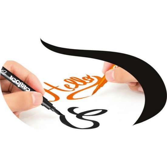 Carioca Super Brush Μαρκαδόροι Ζωγραφικής Λεπτοί 10 Χρώματα (10342937)