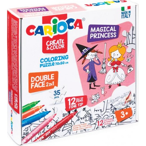 Carioca Σετ Ζωγραφικής Puzzle 35Τεμ.Magical Princess (10342941) Carioca Σετ Ζωγραφικής Puzzle 35Τεμ.Magical Princess (10342941)