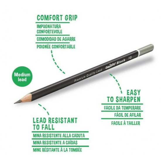 Carioca Σετ 12 Μολύβια HB Μαύρα (10342946)