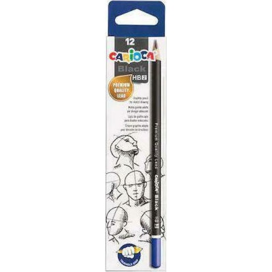 Carioca Σετ 12 Μολύβια HB Μαύρα (10342946)