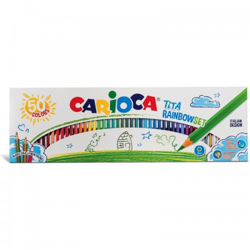 Carioca Κραγιόν Χρωματιστά Τιτα Rainbow Set 50Χρωμ. (10342990)