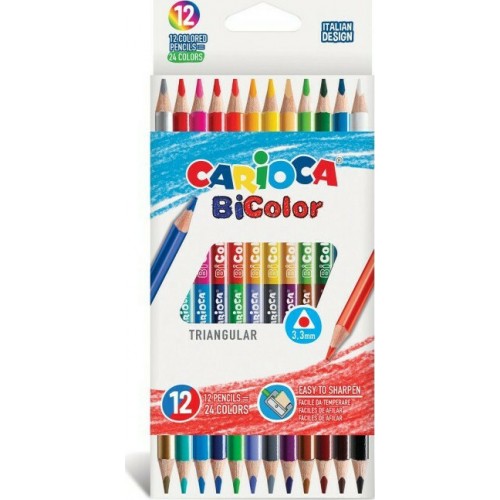 Carioca Bicolor Triangular 12τμχ (10342991)