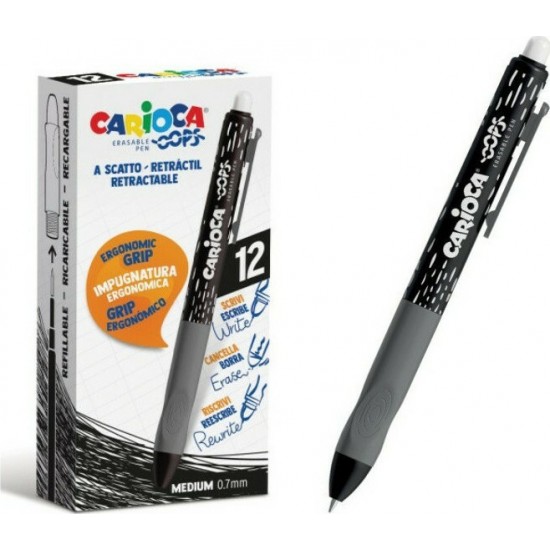 Carioca Oops Erasable Pen Black Αυτόματο (1034304301) Carioca Oops Erasable Pen Black Αυτόματο (1034304301)