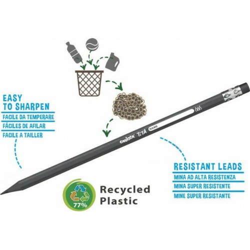 Carioca Eco Family Μολύβια με Γόμα Γκρι Σετ 6 (10343091) Carioca Eco Family Μολύβια με Γόμα Γκρι Σετ 6 (10343091)