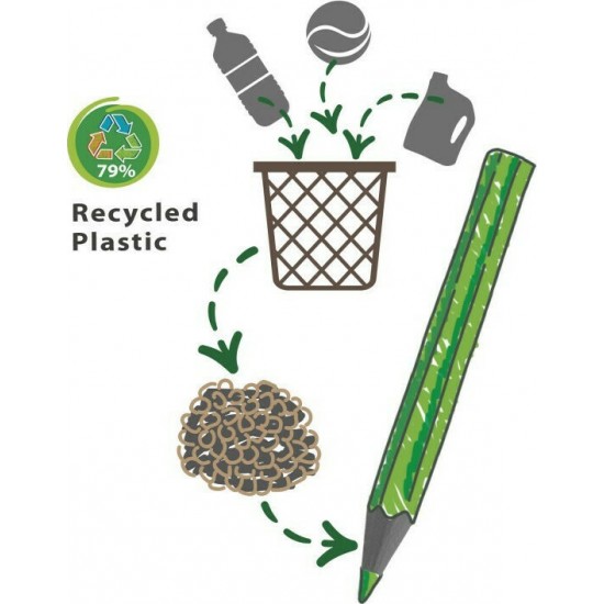 Carioca Tita Eco Family Σετ Ξυλομπογιές 12τμχ (10343097)