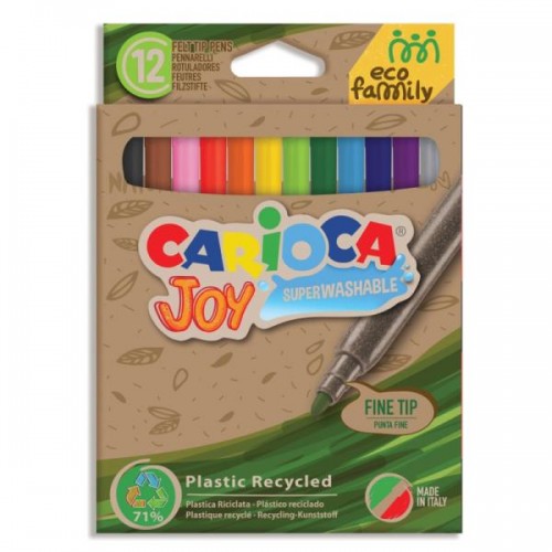 Carioca Μαρκαδόροι Eco Family Joy 12 Χρωμ. (10343100) Carioca Μαρκαδόροι Eco Family Joy 12 Χρωμ. (10343100)