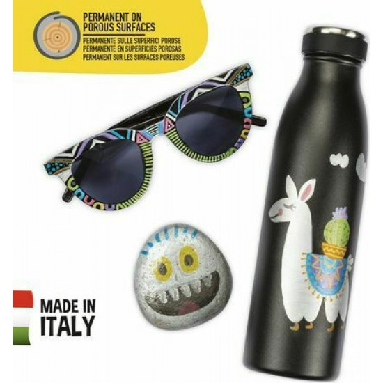 Carioca Metallic Fine Tip Μαρκαδόροι Λεπτοί 8 Χρώματα (10343162)