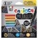 Carioca Metallic Fine Tip Μαρκαδόροι Λεπτοί 8 Χρώματα (10343162)