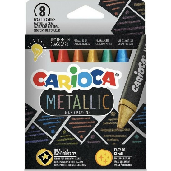 Carioca Maxi Metallic Σετ Κηρομπογιές 8τμχ (10343163) Carioca Maxi Metallic Σετ Κηρομπογιές 8τμχ (10343163)