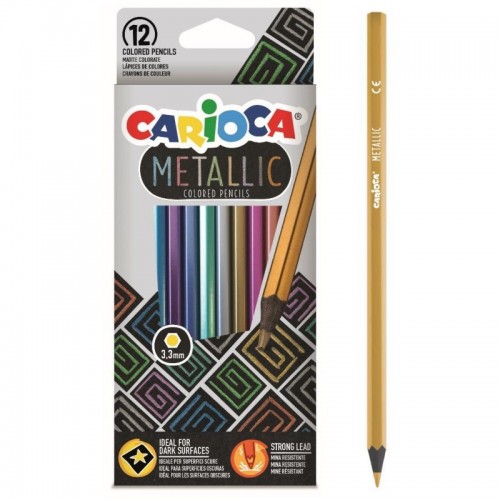 Carioca Κραγιόν Ξυλina Carioca Metallic 12 Χρωμ. (10343164)