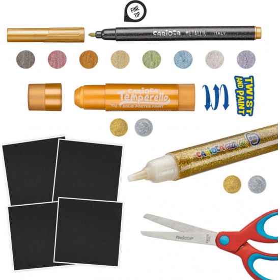 Carioca Σετ Ζωγραφικής Metallic Pop Up Creator (10343165)