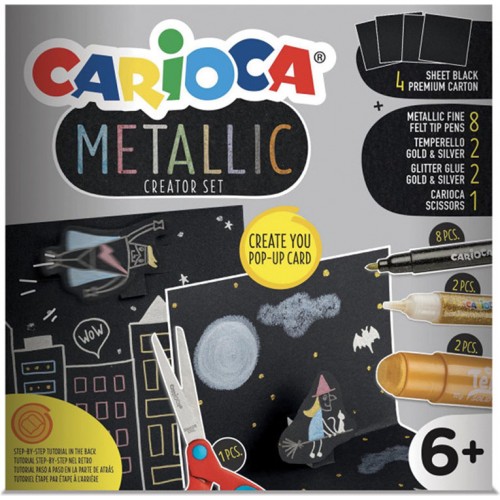Carioca Σετ Ζωγραφικής Metallic Pop Up Creator (10343165)