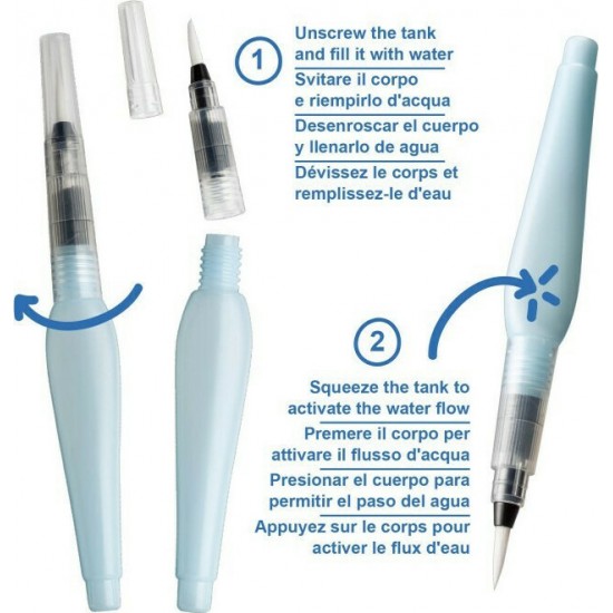 Carioca Water Brush Σετ Πινέλα Ζωγραφικής 3τμχ (10343170) Carioca Water Brush Σετ Πινέλα Ζωγραφικής 3τμχ (10343170)