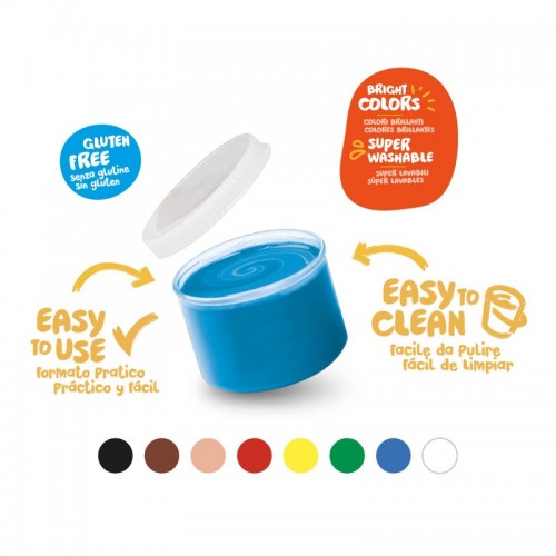 Carioca Δακτυλομπογιες Baby (2) 8Χρωμ X 50Ml (10343174)