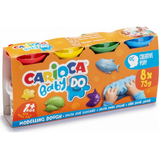 Carioca Πλαστοζυμαράκια BABY 43180 1 ΣΕΤ 8τεμ Χ 75gr (από 1έτους) (10343180) Carioca Πλαστοζυμαράκια BABY 43180 1 ΣΕΤ 8τεμ Χ 75gr (από 1έτους) (10343180)