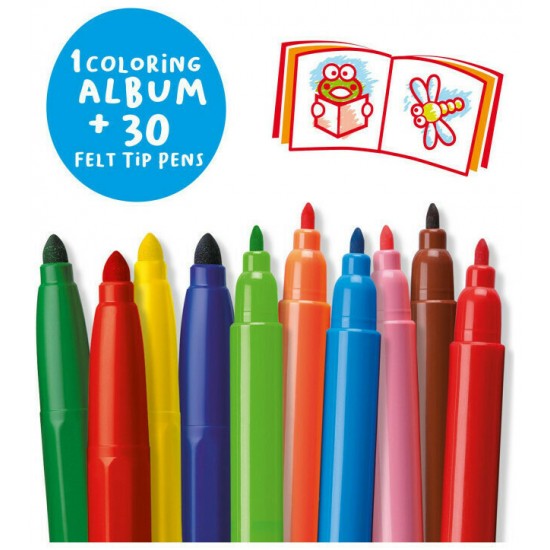 Carioca Travell Kit 30 Χρώματα (10343260) Carioca Travell Kit 30 Χρώματα (10343260)