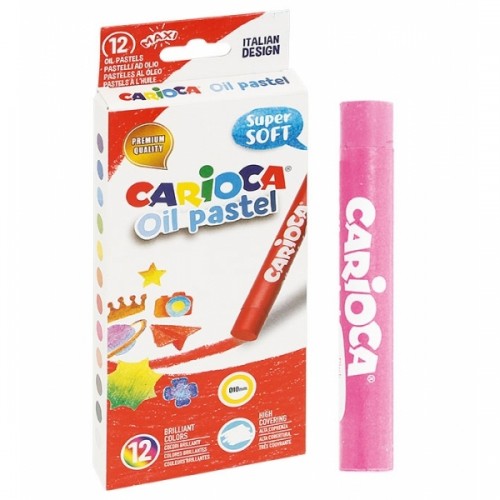 Carioca Κραγιόν Λαδοπαστέλ Carioca Σετ 12 Χρωμ. (10343277)
