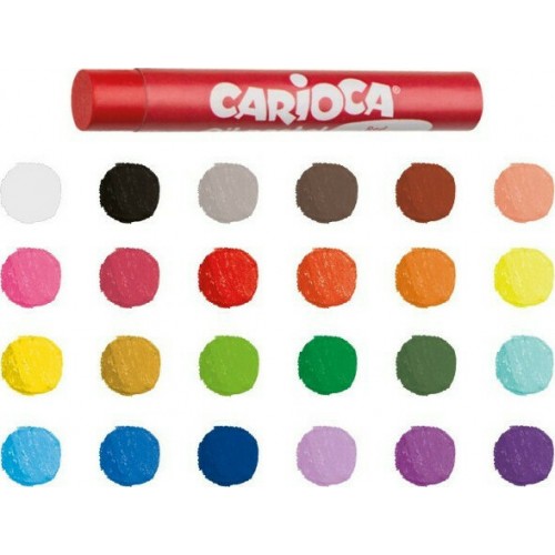 Carioca Λαδοπαστέλ Super Soft Oil Pastels 24 Χρωμάτων (10343278)