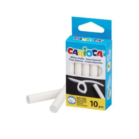 Carioca Λευκές Κιμωλίες Σετ 10 (10343553)