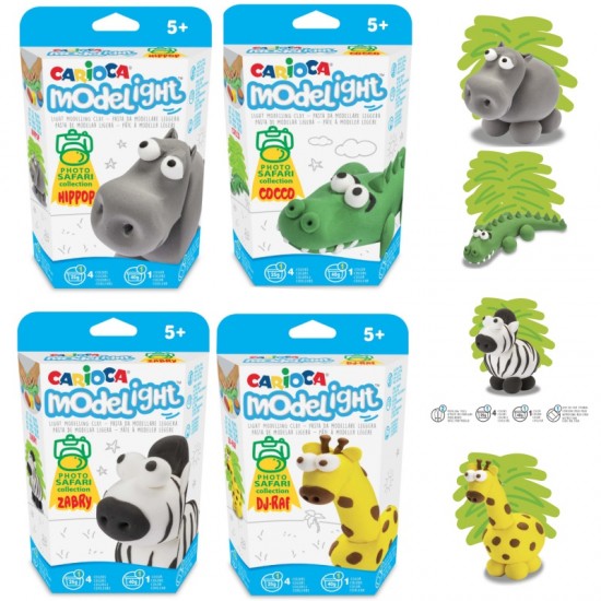 CARIOCA Modelight Πηλός σετ photo safari (10352009) CARIOCA Modelight Πηλός σετ photo safari (10352009)