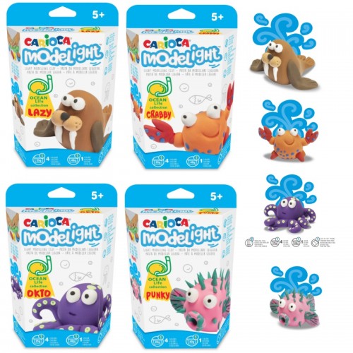 Carioca Modelight Πηλός Σετ Ocean Life (10352010) Carioca Modelight Πηλός Σετ Ocean Life (10352010)