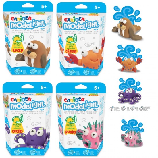 Carioca Modelight Πηλός Σετ Ocean Life  (10352010)
