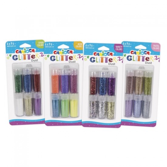 Carioca Χρυσόσκονη Αλατιέρα Μπλιστερ 6 χρωμ. x9gr. ασορτί (10352017) Carioca Χρυσόσκονη Αλατιέρα Μπλιστερ 6 χρωμ. x9gr. ασορτί (10352017)