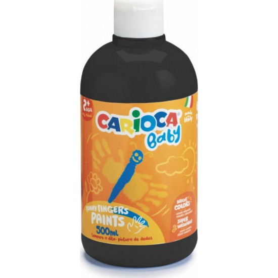 Carioca Baby Δακτυλομπογιά Μαύρη 500ml (103KO034-02)