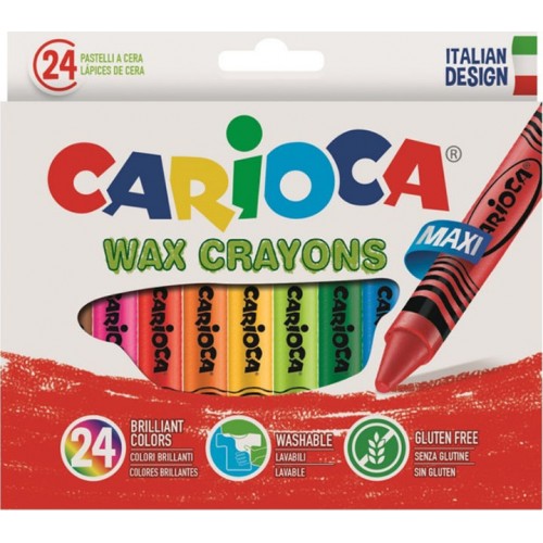 Carioca Κηρομπογιές 24 Χρώματα (10342390)