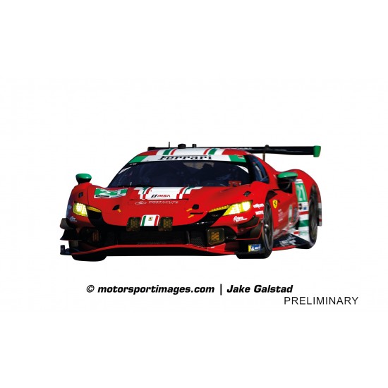 Carrera Digital 132 Ferrari 296 GT3  AF Corse,No.21 (20032001)