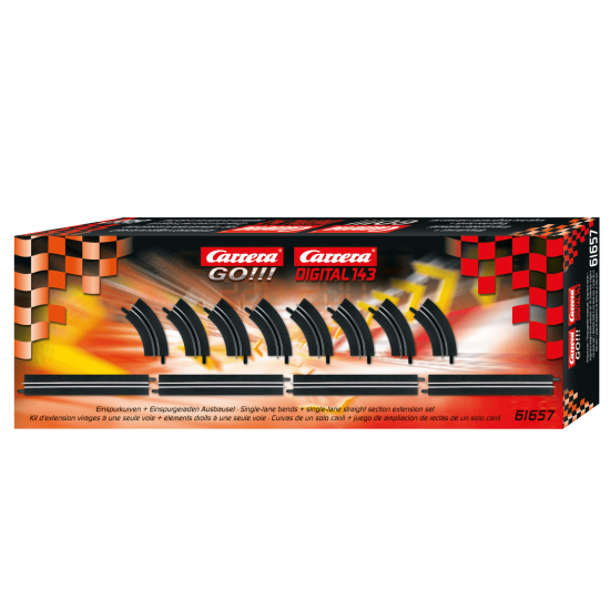 Carrera GO Single Lane Curves / Straights Extension Set(20061657)