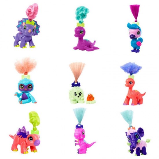 Mattel Cave Club™ Dino Baby Crystals, Surprise Pet with Accessories and Slime or Sand (GVR69)