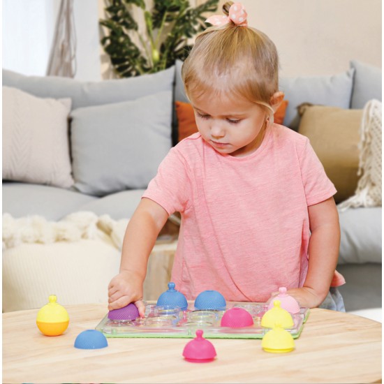 As Lalaboom Βρεφικό Παιχνίδι Πίνακας Παιχνιδιού Με 10Τμχ Χάντρες  (1000-86150)