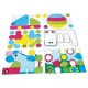 As Lalaboom Βρεφικό Παιχνίδι Πίνακας Παιχνιδιού Με 10Τμχ Χάντρες  (1000-86150)