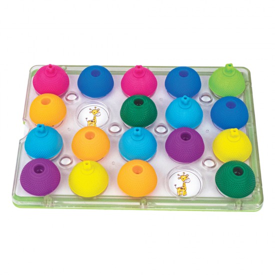 As Lalaboom Βρεφικό Παιχνίδι Πίνακας Παιχνιδιού Με 10Τμχ Χάντρες  (1000-86150)