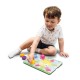 As Lalaboom Βρεφικό Παιχνίδι Πίνακας Παιχνιδιού Με 10Τμχ Χάντρες  (1000-86150)
