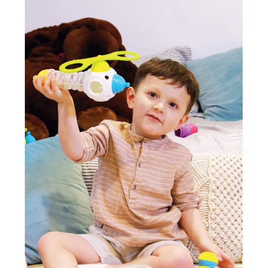 As Lalaboom Βρεφικό Παιχνίδι Μίνι Κύβος Με 4Τμχ Χάντρες (1000-86161)