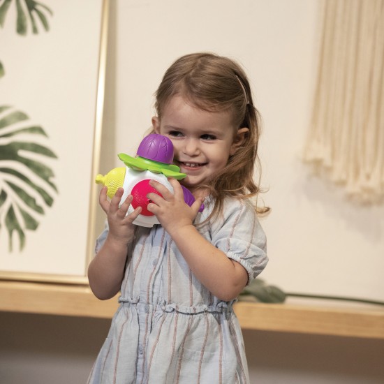 As Lalaboom Βρεφικό Παιχνίδι Μίνι Κύβος Με 4Τμχ Χάντρες (1000-86161)