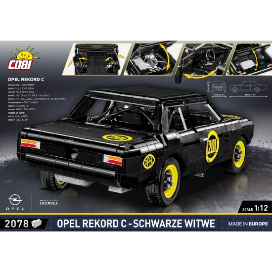 Cobi Opel Record C Black Widow(COBI-24333)