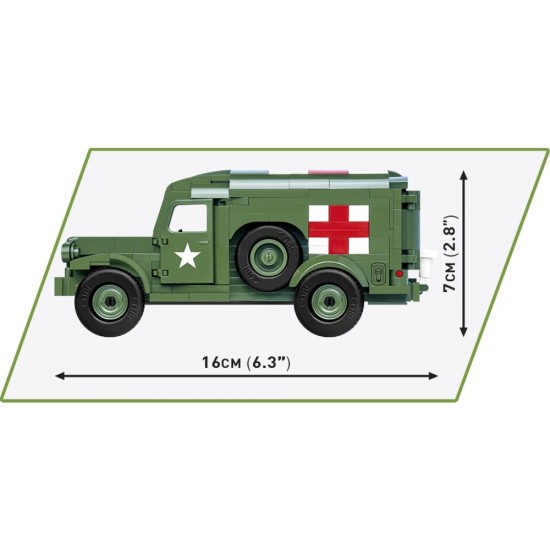 Cobi Historical Collection 1942 Ambulance WC 54(COBI-2257)